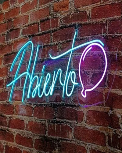 Avisos en Neón Flex personalizados para destacar tu negocio