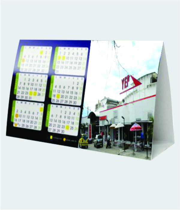 Calendario de escritorio personalizado para publicidad corporativa