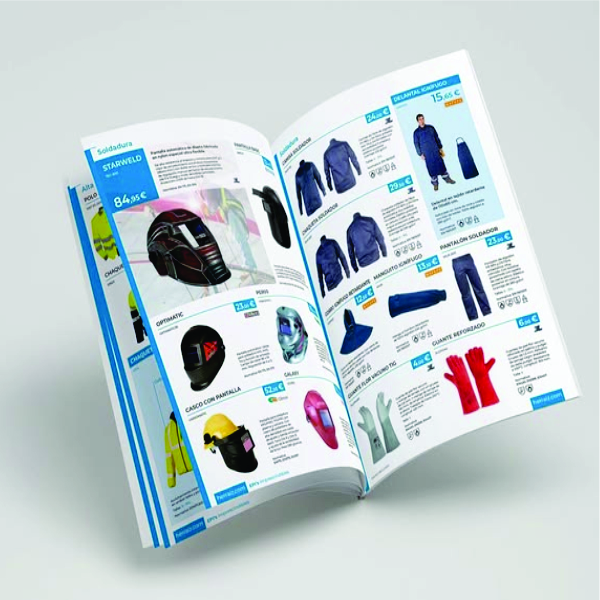 Catálogos comerciales de productos personalizados e impresos