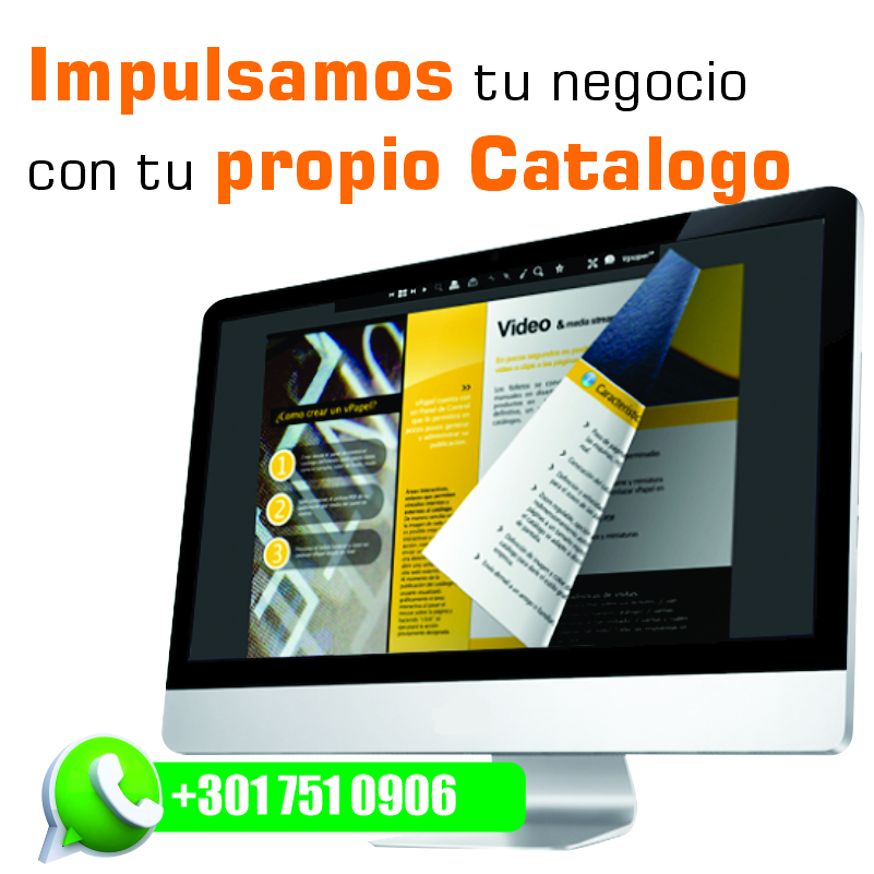 Catálogo digital interactivo para empresas y negocios