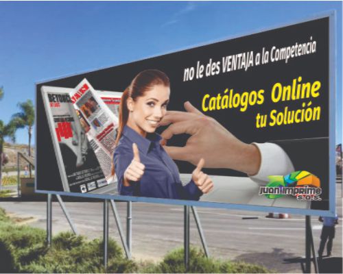 Gigantografía publicitaria de gran formato para impacto visual y máxima visibilidad